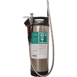 Portable Self-Contained Emergency Wash - Pressurized, None, 4 gal., 1 Year, Top, 100 - 1000 PSI, 6 Liters/min.