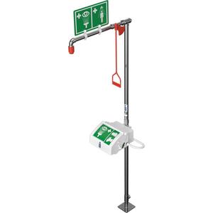 Combination Shower with Closed ABS Bowl & Top Inlet - Pedestal, 1 Year, Top, 1-1/4" (F), 29 - 87 PSI