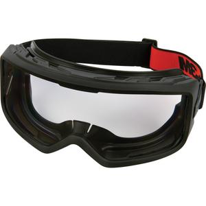 GoggleGear™ 3000 Series Protective Goggle - Indirect, Clear, ANSI Z87+/Meets/Exceeds CSA Z94.3, Anti-Fog, Fabric, Thermoplastic Vulcanizate (TPV), Vented, Polycarbonate, Black