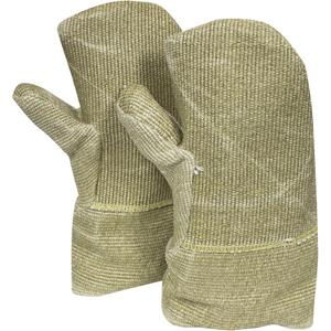NSA Extreme Heat Lined Mitten - 40 oz., Fibreglass, Wool, 1000° F (537.8° C), Slip-On, 14", ANSI/ISEA 105 Level A5, ANSI/ISEA 105 Level 6