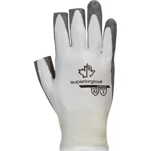 Superior Touch® SSXPU3OF Open-Finger Gloves - 10, 6, 7, 8, 9, 13, Dyneema®, Polyurethane, Dipped Palm, ASTM ANSI Level A2, Unrated, Unrated, ANSI/ISEA 105 Level 3, Unrated