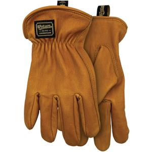 597CR The Duke Cut-Resistant Gloves - Large, X-Large, Stainless Steel/Polyester/Cowhide/Para-Aramid, Not Coated, Not Coated, ASTM ANSI Level A5, Unrated, Unrated, Unrated, Unrated