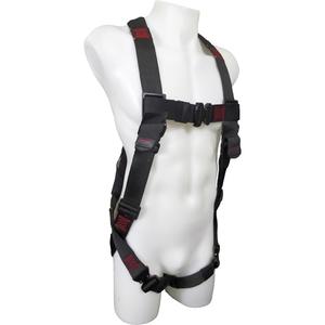 Koala Behr Safety Harness - Fall Arrest, A, 352 lbs., Universal, Back, Quick-Connect, Quick-Connect, Black, Polyester
