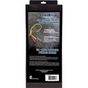 External Energy Absorber Lanyard with 3/4" Hook in Retail Box - 6', 255 lbs., 255 lbs., Snap Hook, Snap Hook, Polyester, Pack, 1