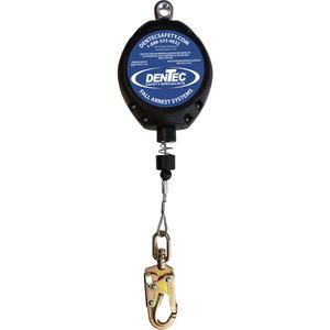 Cable Self Retracting Lanyard with Composite Housing - 20', 1, Swivel, Snap Hook, SRL, 130 - 310 lbs.