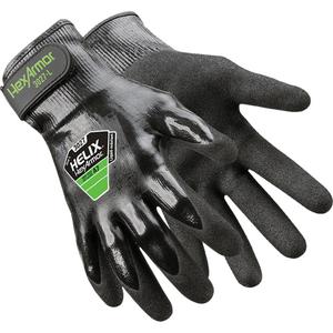 Helix® 3027 Gloves - Large/9, X-Small/6, Small/7, Medium/8, X-Large/10, 2X-Large/11, 3X-Large/12, 21, HPPE, Nitrile, Full Dip, ASTM ANSI Level A7, ANSI/ISEA 105 Level 4, Unrated, ANSI/ISEA 105 Level 3