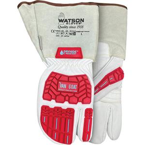 Van Goat 1-Finger Cut-Resistant Mitts - Large, Medium, X-Large, 2X-Large, Non-Knit, Goatskin, Not Coated, Not Coated, ASTM ANSI Level A7, EN 388 Level 2/ANSI/ISEA 105 Level 5, EN 388 Level 4, EN 388 Level 3/ANSI/ISEA 105 Level 5
