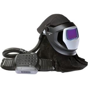 Adflo™ PAPR System with Versaflo™ M-Series Helmet & Speedglas™ Welding Shield Upgrade Kit - Welding Helmet, Lithium-Ion, 5, 8 - 13, Auto-Darkening, Shade 3, Leather