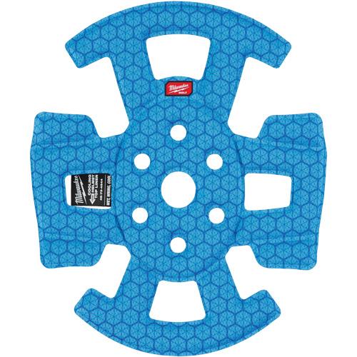 BOLT™ Safety Helmet Cooling Liner - Blue, Polyester, 8.12", 10", 0.25"