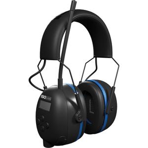 Black & Blue Air Defender AM/FM BT Earmuffs - Headband, 25, 1-Year Limited