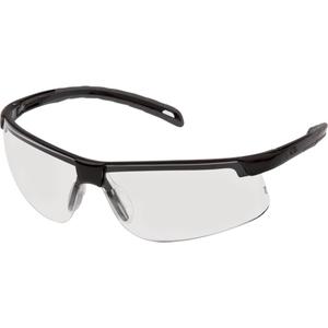 Sustainable Ever-Lite® Safety Glasses - Clear, Anti-Fog/Anti-Scratch, Black