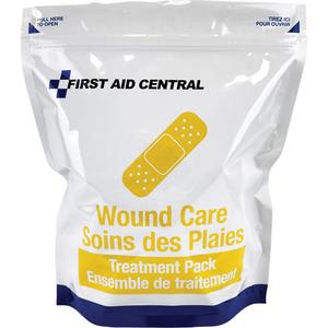 132-Piece Wound Care Refill Pack for Emergency Response First Aid Kit - (50) Assorted Adhesive Bandages; (25) First Aid Antibiotic Ointments; (32) Alcohol Prep Pads; (9) Antiseptic Towelettes; (10)