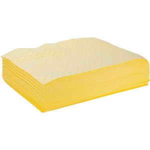 Bonded Sorbent Pads - Hazmat, 15", 19", 10 gal., 1 Year Limited