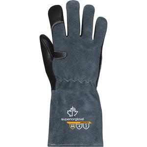 Endura® 398KGLBGL MIG Welding Glove - Medium, X-Small, Small, ParaActiv™, Grain Cowhide, ANSI Level 2, ANSI Level A4, ANSI Level 4, ANSI Level 4