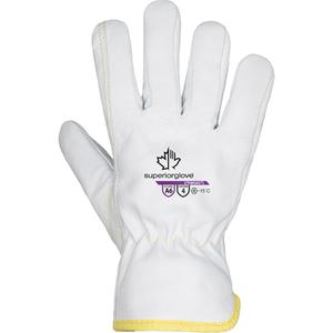 Endura® 378WGKGTL Cut-Resistant Gloves - Large, X-Small, Small, Medium, Non-Knit, TenActiv™/Thinsulate™/Goatskin, Not Coated, Not Coated, ASTM ANSI Level A6, ANSI/ISEA 105 Level 4, Unrated, ANSI/ISEA 105 Level 4