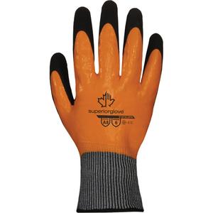Dexterity® S18TALNPN Cold-Rated Cut-Resistant Gloves - 10, 7, 8, 9, 11, 18, TenActiv™, Nitrile, Dipped Palm, ASTM ANSI Level A8, ANSI/ISEA 105 Level 6, Unrated, ANSI/ISEA 105 Level 4, Unrated, '-5°C / 23°F