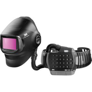 Speedglas™ G5-01 Heavy-Duty Welding Helmet with Adflo™ PAPR Assembly - Welding Helmet, Lithium-Ion, 3M™ Speedglas™ G5-01 Helmet Assembly; lithium-ion battery; charger; high-efficiency particulate filter; prefilter; spark arrestor; wide leather belt; and self-adjusting breathing tube