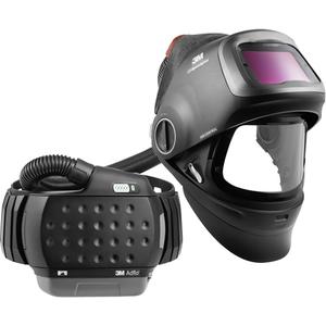 Speedglas™ G5-01 Heavy-Duty Welding Helmet with Adflo™ PAPR Assembly - Welding Helmet, Lithium-Ion, 3M™ Speedglas™ G5-01 Helmet Assembly; lithium-ion battery; charger; high-efficiency particulate filter; prefilter; spark arrestor; wide leather belt; and self-adjusting breathing tube