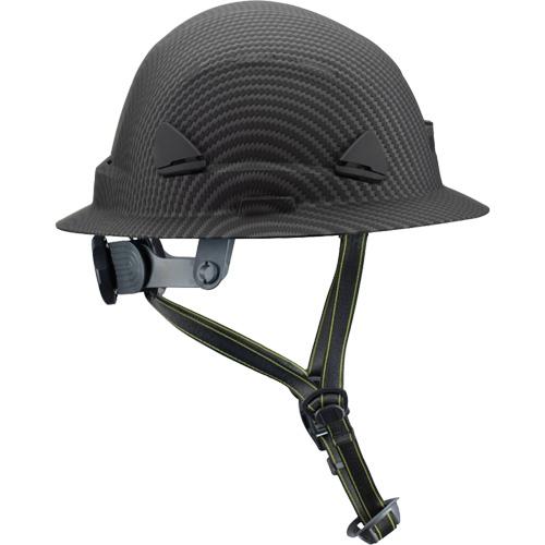 Fibre Metal Climbing Style Helmet with Full Brim - Ratchet, Non-Vented, ANSI Type II/Meets/Exceeds CSA Type 2, ANSI Class E, HDPE, Full Brim - Image 2