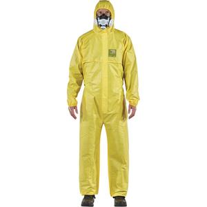 AlphaTec® 2300 STANDARD Bound Model 147 Coveralls - Polypropylene/Polyethylene Laminate, Small, Medium, Large, X-Large, 2X-Large, 3X-Large, 4X-Large, 5X-Large, Yellow, Bound, EN 1073-2, EN 14126, Type S-B