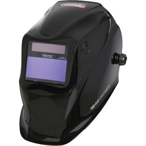 VIKING™ 1840 Series Auto-Darkening Welding Helmet - Black, 7 - 13, ANSI Z87.1, 7 sq. in., Digital, Grind Button