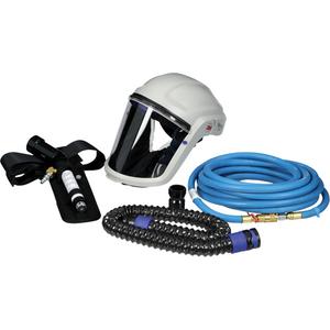 Versaflo™ Supplied Air Cooling Valve Kit V-100PSK, Paint Spray Kit - Supplied Air Cooling Valve Assembly V-100; Respiratory Faceshield Assembly M-206; Length Adjusting Breathing Tube BT-30; Standard PAPR Belt TR-325; Premium Holder V-112; Breathing Tube Cover BT-922; Air Hose W-9435-25