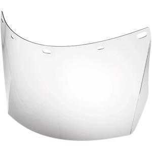 Uncoated Full Face Shield Replacement Lens - 7-1/2", 15", 0.06", Polycarbonate, Clear, Meets/Exceeds CSA Z94.3/ANSI Z87+