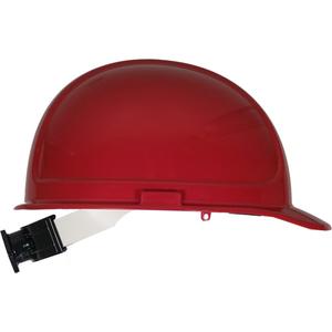 Hard Cap - Ratchet, Red, Meets/Exceeds CSA Type 1/ANSI Type I, ANSI Class E/ANSI Class G/Meets/Exceeds CSA Class E/Meets/Exceeds CSA Class G