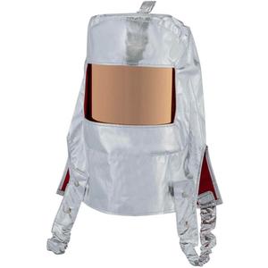 Heat Reflective Hood with Clear Gold Window - Aluminized PBI Kevlar®