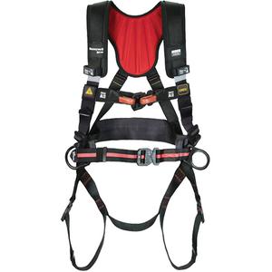 Miller® H500 Arc Flash Full-Body Safety Harness - Work Positioning/Fall Arrest/Arc-Resistant, ADLR, 420 lbs., Universal, 2X-Large, Small/Medium, Back - Front - Side, Quick-Connect, Quick-Connect, ASTM F887 OSHA 1926.502