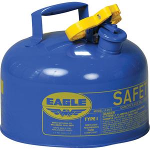 Safety Can for Kerosene - Galvanized Steel, 2.5 US gal., Blue, I, FM Approved/UL/ULC Listed, OSHA, NFPA, CARB, New York City Fire Code Title 29 FC 2204.4.4.1.1