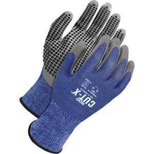 Cut-X® Cut-Resistant Food Contact Gloves - 10, 10, Aramid, Nitrile, Dipped Palm/Dotted Palm, ASTM ANSI Level A5, ANSI/ISEA 105 Level 6, Unrated, Unrated, Unrated, FDA 21 CFR 177.2600, EN 407 Level 1