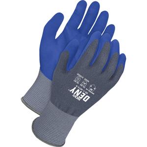 Deny® Coated Cut-Resistant Food Contact Gloves - 10, 13, HPPE, Nitrile, Dipped Palm, ASTM ANSI Level A6/EN 388 Level F, EN 388 Level 4, EN 388 Level 4, EN 388 Level 3, Unrated, Blue, EN 1186