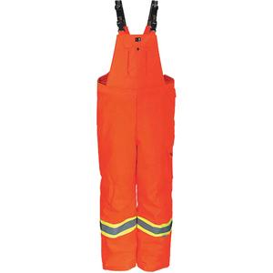 Heavy-Duty FR-Treated Journeyman 300D Trilobal Rip-Stop Coveralls - High Visibility Orange, Silver/Lime-Green, Small, Medium, Large, X-Large, 2X-Large, 3X-Large, Polyester, CSA Z96-22 Class 2 - Level 2