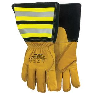 Powerline Water-Resistant Gloves - Medium, Large, X-Large, 2X-Large, Heavy Weight, Leather, Cutshield™, Gauntlet, ANSI/ISEA 105 Level A7, ANSI/ISEA 105 Level 4, EN388 Level 2, ANSI/ISEA 105 Level 5, EN388 Level 4