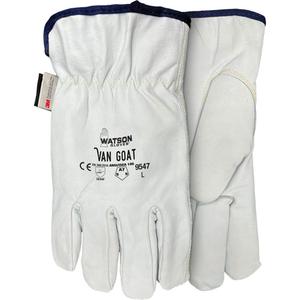 9547 Van Goat Cut Protection Gloves - X-Small, Small, Medium, Large, X-Large, 2X-Large, Thinsulate™/Para-Aramid/Steel/Polyester, Grain Goatskin, ANSI/ISEA 105 Level A7 & EN 388 Level F, ANSI/ISEA 105 Level 5 & EN 388 Level 3
