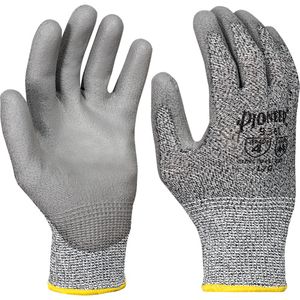 Cut-Resistant Gloves - 2X-Large, 13, Polyurethane, Dipped Palm, ASTM ANSI Level A4, ANSI/ISEA 105 Level 5, Unrated, ANSI/ISEA 105 Level 4, Unrated