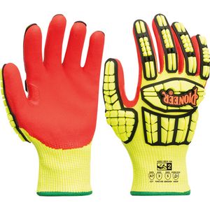 Cut and Impact-Resistant Gloves - 2X-Large, Knit Wrist, Synthetic