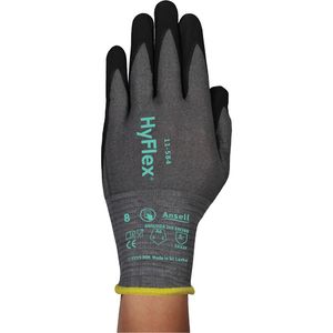 HyFlex® 11-584 Cut-Resistant Gloves - 010-LVKS771 - Small/7, 21, HPPE/Intercept™, Foam Nitrile, Dipped Palm, ASTM ANSI Level A6/EN 388 Level F, EN 388 Level 3/ANSI/ISEA 105 Level 3, EN 388 Level 3