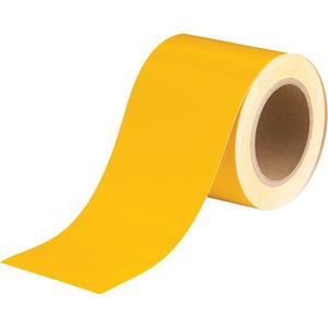 Pipe Marker Tape - Yellow, 90', 182 °F to -40 °C, 4"