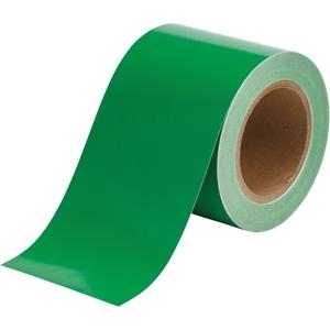 Pipe Marker Tape - Green, 90', 186 °F to -40 °C, 4"