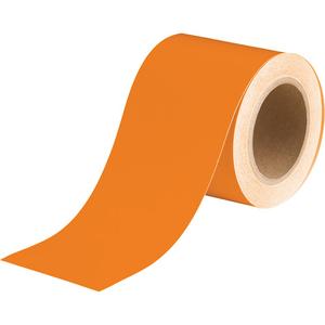 Pipe Marker Tape - Orange, 90', 184 °F to -40 °C, 4"