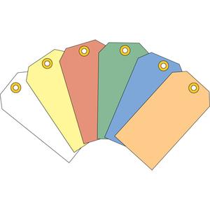 Coloured Blank Tags - Cardstock, Hole Only, Box, 1, Green