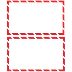 WHMIS Labels 200/Pkg - Paper, Roll, 8-1/2", 4-3/4"