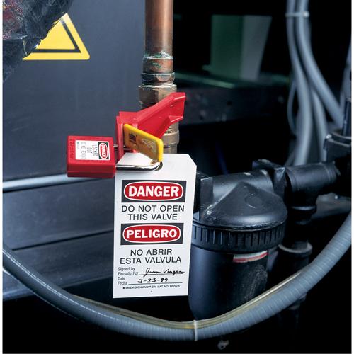 Safety Tags - English, Plastic, 3", 5-3/4", Danger 220 Volts Do Not Remove This Tag