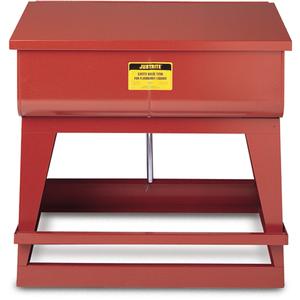 Steel Floor Standing Rinse Tanks - 22 gal., 11 gal., 12", 35-1/4", 16", Steel, FM, 36/16.4