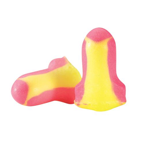 Howard Leight™ Laser Lite® Multi-Colour Foam Earplugs - Uncorded, 32, One-Size, ANSI S3.19-1974/Meets/Exceeds CSA Class AL, Poly Bag, 200 prs., Box