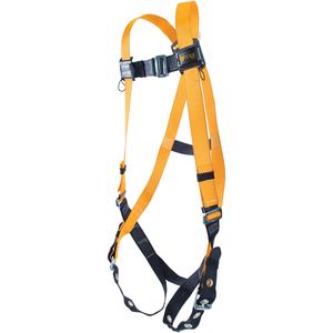Miller® Titan™ Contractor's Harnesses - Fall Arrest, A, 400 lbs., Universal, Back, Pass-Through/Mating, Pass-Through/Mating