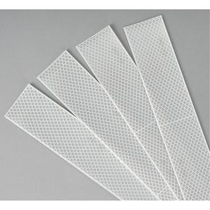 3M™ Scotchlite™ Diamond Grade™ Conspicuity Sheeting Series 983 - Strips, 2", 12", White, Strips, 100, Inquire about other colours and sizes, Package