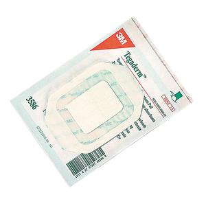Tegaderm™ Transparent Dressing With Absorbent Pad - Rectangular/Square, 2-3/4", 2", Plastic, Sterile, Class 2, Transparent, Box, 50